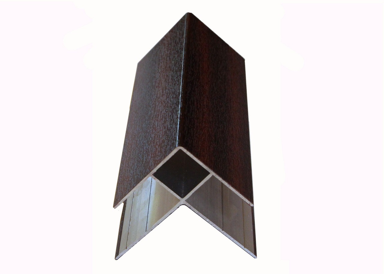 Универсальный профиль алюминиевый 3м внешний угол цвет Серый - фото - 8